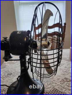 Vintage 1930's GE Vortalex 12 Oscillating Fan At1 78x191 X12634 3 Blade Vintage 1930's GE Vortalex 12 Oscillating Fan At1 78x191 X12634 3 Blade