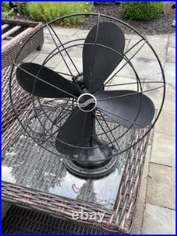 Vintage 1930's Westinghouse Oscillating Fan Model 16-F-3 #922232 Untested