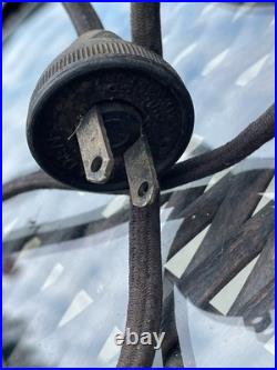 Vintage 1930's Westinghouse Oscillating Fan Model 16-F-3 #922232 Untested