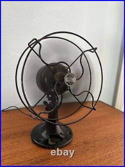 Vintage 1930s Emerson 2240B 8 Inch Oscillating Fan WORKS