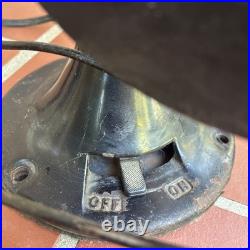 Vintage 1930s Emerson Jr B 10 Oscillating Fan WORKS Made In USA Desktop Antique
