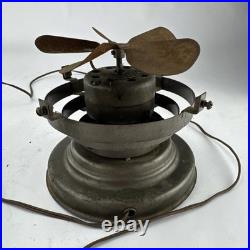 Vintage 1930s Kisco Nu-Pep Circulair Small Table Top Fan Model 7900