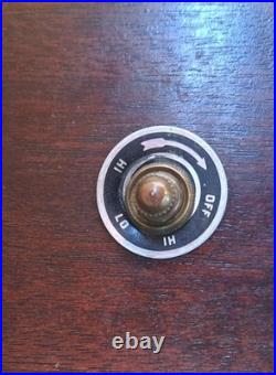 Vintage 1940's Mathes Cooler Wood Box Fan Variable Speed Model Working