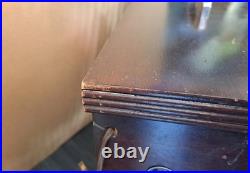 Vintage 1940's Mathes Cooler Wood Box Fan Variable Speed Model Working