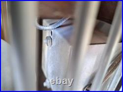 Vintage 1940's Mathes Cooler Wood Box Fan Variable Speed Model Working