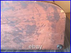 Vintage 1940's Mathes Cooler Wood Box Fan Variable Speed Model Working