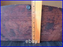 Vintage 1940's Mathes Cooler Wood Box Fan Variable Speed Model Working