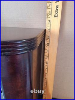 Vintage 1940's Mathes Cooler Wood Box Fan Variable Speed Model Working