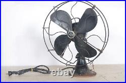 Vintage 1940s 16 Emerson Electric Fan 4 Blades & 3 Speed Oscillating 73648 AK Vintage 1940s 16 Emerson Electric Fan 4 Blades & 3 Speed Oscillating 73648 AK