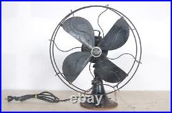 Vintage 1940s 16 Emerson Electric Fan 4 Blades & 3 Speed Oscillating 73648 AK Vintage 1940s 16 Emerson Electric Fan 4 Blades & 3 Speed Oscillating 73648 AK