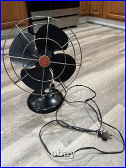 Vintage 1940s General Electric Oscillating Metal Desk Fan 78x829 Possibly Parts