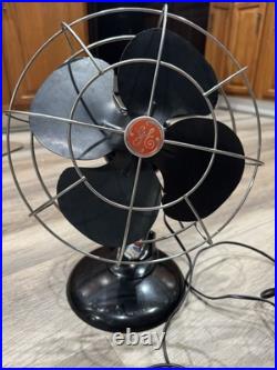Vintage 1940s General Electric Oscillating Metal Desk Fan 78x829 Possibly Parts