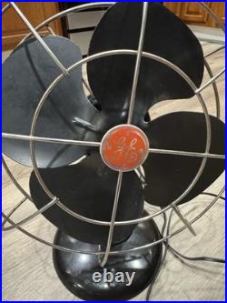 Vintage 1940s General Electric Oscillating Metal Desk Fan 78x829 Possibly Parts