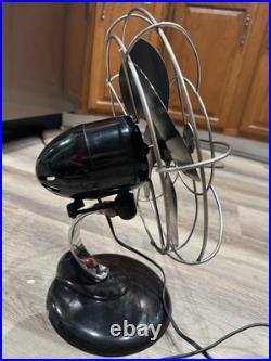 Vintage 1940s General Electric Oscillating Metal Desk Fan 78x829 Possibly Parts