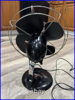 Vintage 1940s General Electric Oscillating Metal Desk Fan 78x829 Possibly Parts
