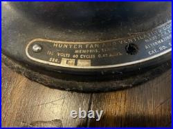 Vintage 1940s Hunter Zephair Vintage Fan 235 C-12 Tested! Works