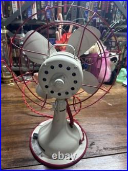 Vintage 1940s Robbins & Myers 12 Desk Fan Model M6198S Restored Works