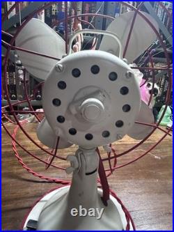 Vintage 1940s Robbins & Myers 12 Desk Fan Model M6198S Restored Works