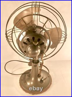 Vintage 1946-48 GE Vortalex 8 Inch Fan Table Desk Cat # FM9V1