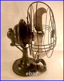 Vintage 1946-48 GE Vortalex 8 Inch Fan Table Desk Cat # FM9V1