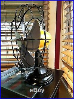 Vintage 1950's Westinghouse Electric Fan Art Deco, Sunset color, Refurbished