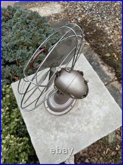 Vintage 1950s Mid Century Retro Oscillating Fan LARGE 18 -Rewired excellent con