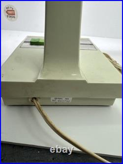 Vintage 1970's Green Lasco Sears tilting Atomic logo fan very rare Works 3 Speed