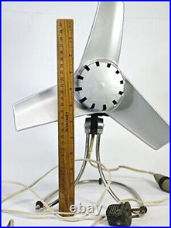 Vintage 1972 Space Age USSR Soviet Russia Table Fan Works Good watch the video