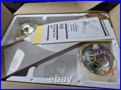 Vintage 1980s NOS Emerson Electric Friction Drive 52 Ceiling Fan Northwind Oak