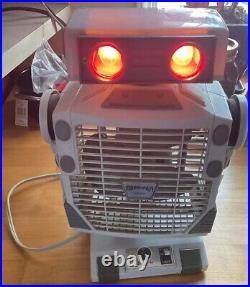 Vintage 1986 Robeson Robo The Fan Eyes Light Up Tested Working Robot See Descrip