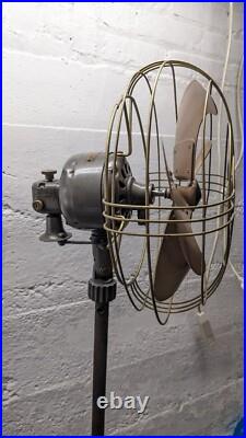 Vintage 40s General Electric 6 Ft Vortalex Floor Oscillating Fan FM12M11 Repair Vintage 40s General Electric 6 Ft Vortalex Floor Oscillating Fan FM12M11 Repair