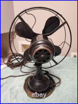 Vintage 4650 Robbins Myers 4 Blade Oscillating Electric Fan 3 Speeds