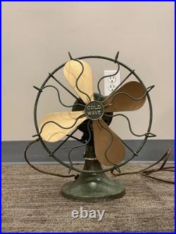 Vintage 8 Cold Wave Electric Oscillating Fan