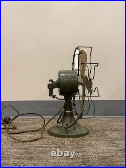 Vintage 8 Cold Wave Electric Oscillating Fan