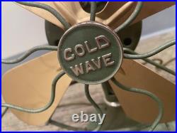 Vintage 8 Cold Wave Electric Oscillating Fan