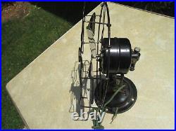 Vintage AC Gilbert Oscillating Table Fan, needs cord (ref American Flyer)