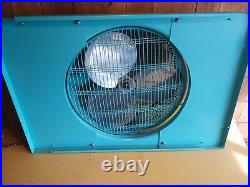 Vintage Alaskan reversible rotatable metal cage 4 speed window fan