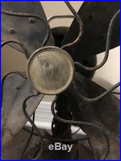 Vintage Antique 1920's Robbins & Myers 14 Small Blade Fan