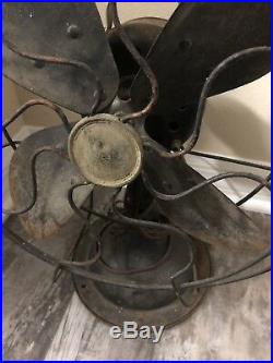 Vintage Antique 1920's Robbins & Myers 14 Small Blade Fan
