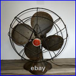 Vintage Antique 1930's Emerson Jr 12 Oscillating Electric Fan 2660-C Heavy Run Vintage Antique 1930's Emerson Jr 12 Oscillating Electric Fan 2660-C Heavy Run
