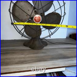 Vintage Antique 1930's Emerson Jr 12 Oscillating Electric Fan 2660-C Heavy Run Vintage Antique 1930's Emerson Jr 12 Oscillating Electric Fan 2660-C Heavy Run