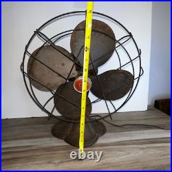 Vintage Antique 1930's Emerson Jr 12 Oscillating Electric Fan 2660-C Heavy Run Vintage Antique 1930's Emerson Jr 12 Oscillating Electric Fan 2660-C Heavy Run