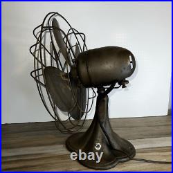 Vintage Antique 1930's Emerson Jr 12 Oscillating Electric Fan 2660-C Heavy Run Vintage Antique 1930's Emerson Jr 12 Oscillating Electric Fan 2660-C Heavy Run