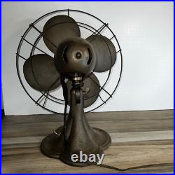 Vintage Antique 1930's Emerson Jr 12 Oscillating Electric Fan 2660-C Heavy Run Vintage Antique 1930's Emerson Jr 12 Oscillating Electric Fan 2660-C Heavy Run