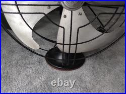 Vintage Antique 1930's GE Vortalex 18 Oscillating Fan Works