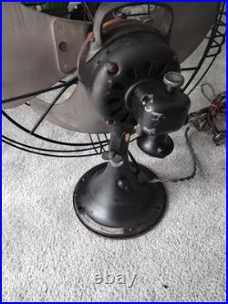 Vintage Antique 1930's GE Vortalex 18 Oscillating Fan Works