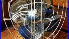 Vintage Antique Dominion Electric Fan 1935 Art Deco Reconditioned