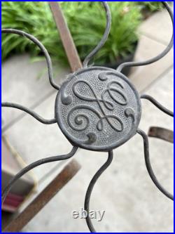Vintage Antique Electric Fan 16 BRASS Cage Guard good for resto