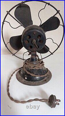 Vintage Antique Electric Fan Gilbert 1934 Steel Not Tested