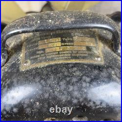 Vintage Antique Emerson 4 Brass Blade 29648 Electric Fan Works Runs